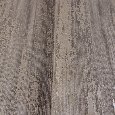 Brown Contemporary Plain Textured Wallpaper, Elegant Distressed Design, Washable - Walloro High End Wallcoverings & More