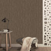 Brown Modern Stripped Pattern Wallpaper, Embossed 3D Textured Neutral Colors Abstract Wallcovering - Walloro High End Wallcoverings & More