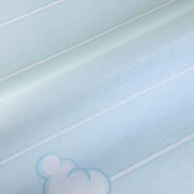Cloud Sky Kids Room Textured Wallpaper, Blue, Light, Boys Girls Bedroom Wallpaper, Nursery Wallpaper, 114 sq ft, Kids Bathroom, Washable - Walloro High End Wallcoverings & More
