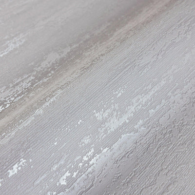 Contemporary Plain Textured Wallpaper, Light Gray Elegant Distressed Design, Washable, Large 114 sq ft Roll - Walloro High End Wallcoverings & More