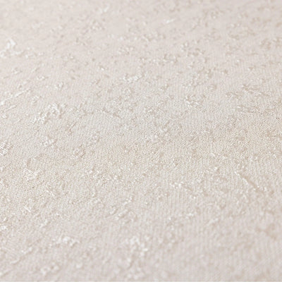 Cream Classic Textured Metallic Accent Wallpaper, 3D Embossed Glitter Shimmer Elegant Wallcovering - Walloro High End Wallcoverings & More
