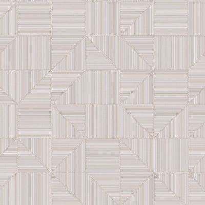 Cream Modern Geometric Shapes Wallpaper, Embossed Rich Textured Contemporary Wallcovering - Walloro High End Wallcoverings & More