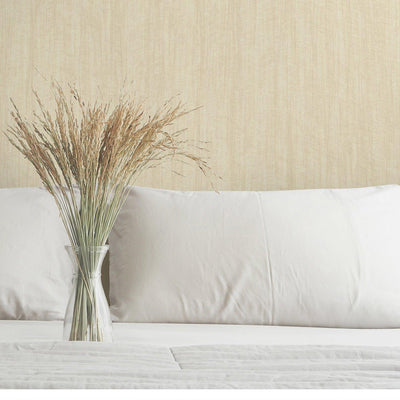 Cream Modern Stripped Pattern Wallpaper, Embossed 3D Textured Neutral Colors Abstract Wallcovering - Walloro High End Wallcoverings & More