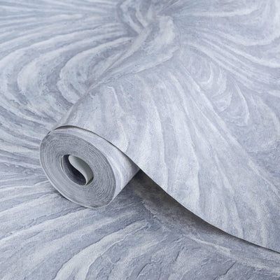 Dark Gray Striped Embossed Wallpaper, Home Wall Decor, Aesthetic Wallpaper, Textured Wallcovering Non-Adhesive- 41.7”W X 393”H - Walloro High End Wallcoverings & More