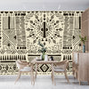 Tribal African Wallpaper, Seamless Pattern Mural, Oversized Custom Size Wall Art, Non-Woven, Non-Adhesive, Modern Wall Paper, Removable