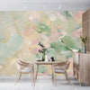 Pastel Colors Wallpaper, Acrylic Brush Strokes Mural, Oversized Custom Size Wall Art, Non-Woven, Non-Adhesive, Modern Wall Paper, Removable