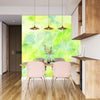 Watercolor Art Wallpaper, Green Foliage Mural, Oversized Custom Size Wall Art, Non-Woven, Non-Adhesive, Modern Wall Paper, Removable