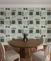 African Ethnic Wallpaper, Seamless Pattern Mural, Oversized Custom Size Wall Art, Non-Woven, Non-Adhesive, Modern Wall Paper, Removable