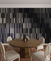 Line Halftone Wallpaper, Gradient Effect Pattern Mural, Oversized Custom Size Wall Art, Non-Woven, Non-Adhesive, Modern Wall Paper, Removable