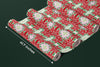 Christmas Poinsettia Retro Wallpaper, Seamless Pattern Mural, Oversized Custom Size Wall Art, Non-Woven, Non-Adhesive, Modern Wall Paper, Removable