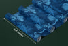 Dirty Blue Wallpaper, Navy Pattern Mural, Oversized Custom Size Wall Art, Non-Woven, Non-Adhesive, Modern Wall Paper, Removable