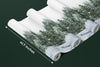Winter Snowy Forest Wallpaper, Watercolor Mural, Oversized Custom Size Wall Art, Non-Woven, Non-Adhesive, Modern Wall Paper, Removable