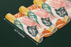 Colorful Tropical Leaves Wallpaper, Seamless Pattern Mural, Oversized Custom Size Wall Art, Non-Woven, Non-Adhesive, Modern Wall Paper, Removable