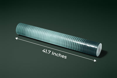 Corrugated Glass Effect Wallpaper, Blue, Green Mural, Oversized Custom Size Wall Art, Non-Woven, Non-Adhesive, Modern Wall Paper, Removable