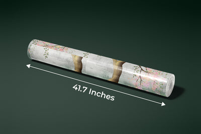 Willow Tree Wallpaper, Pink Flowers Mural, Oversized Custom Size Wall Art, Non-Woven, Non-Adhesive, Modern Wall Paper, Removable