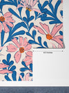 Summer Tropical Wallpaper, Seamless Pattern Mural, Oversized Custom Size Wall Art, Non-Woven, Non-Adhesive, Modern Wall Paper, Removable