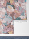 Abstract Colorful Wallpaper, Watercolor Mural, Oversized Custom Size Wall Art, Non-Woven, Non-Adhesive, Modern Wall Paper, Removable