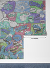 Comics Wallpaper, Graffiti Mural, Oversized Custom Size Wall Art, Non-Woven, Non-Adhesive, Modern Wall Paper, Removable