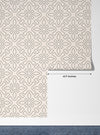 Linear Geometric Wallpaper, Seamless Pattern Mural, Oversized Custom Size Wall Art, Non-Woven, Non-Adhesive, Modern Wall Paper, Removable