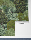 Seamless Trees Wallpaper, Traditional Mural, Oversized Custom Size Wall Art, Non-Woven, Non-Adhesive, Modern Wall Paper, Removable