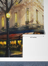 Spring in Paris Wallpaper, Eiffel Tower Mural, Oversized Custom Size Wall Art, Non-Woven, Non-Adhesive, Modern Wall Paper, Removable