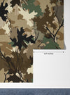 Realistic Camouflage Wallpaper, Seamless Pattern Mural, Oversized Custom Size Wall Art, Non-Woven, Non-Adhesive, Modern Wall Paper, Removable