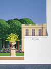 Traditional Romantic Old Chateau Wallpaper, Garden Mural, Oversized Custom Size Wall Art, Non-Woven, Non-Adhesive, Modern Wall Paper, Removable