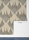 Ethnic Handmade Ikat Wallpaper, Seamless Pattern Mural, Oversized Custom Size Wall Art, Non-Woven, Non-Adhesive, Modern Wall Paper, Removable