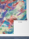 Edgy Graffiti Style Wallpaper, Neon Colors Mural, Oversized Custom Size Wall Art, Non-Woven, Non-Adhesive, Modern Wall Paper, Removable