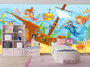 Children Swim Wallpaper, Mermaids Mural, Oversized Custom Size Wall Art, Non-Woven, Non-Adhesive, Modern Wall Paper, Removable