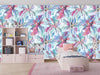 Colorful Tie Dye Shibori Wallpaper, Seamless Pattern Mural, Oversized Custom Size Wall Art, Non-Woven, Non-Adhesive, Modern Wall Paper, Removable