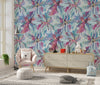 Colorful Tie Dye Shibori Wallpaper, Seamless Pattern Mural, Oversized Custom Size Wall Art, Non-Woven, Non-Adhesive, Modern Wall Paper, Removable