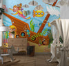 Children Swim Wallpaper, Mermaids Mural, Oversized Custom Size Wall Art, Non-Woven, Non-Adhesive, Modern Wall Paper, Removable