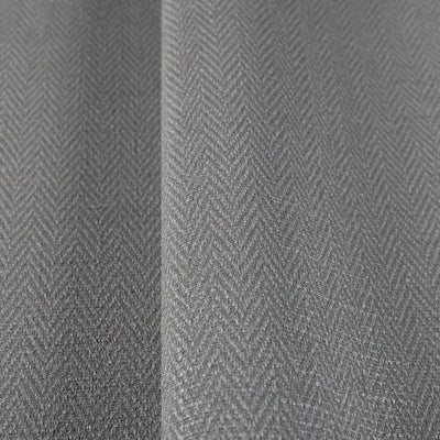 Gray Chevron Wallpaper, Textured Modern Fabric Like Wallcovering, Solid Neutral Colors - Walloro High End Wallcoverings & More