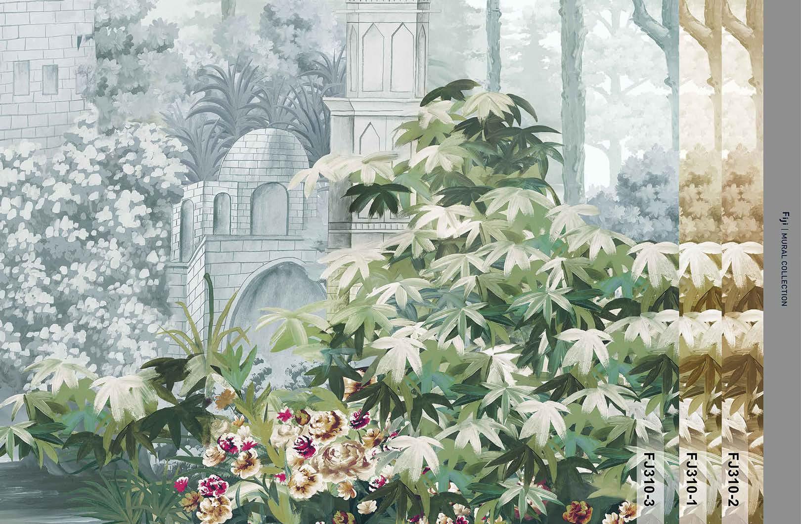 vintage india wallpaper