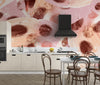 Colorful Paint Strokes Wallpaper, Seamless Pattern Mural, Oversized Custom Size Wall Art, Non-Woven, Non-Adhesive, Modern Wall Paper, Removable