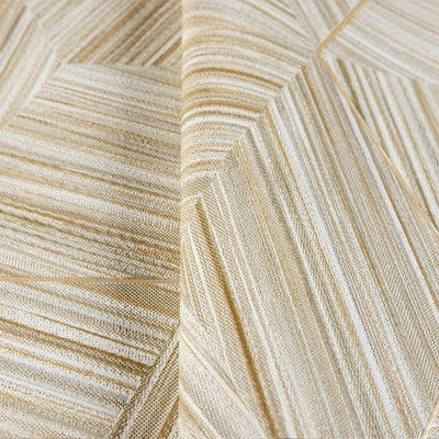 Large Hexagon Embossed Wallpaper, Cream Elegant Geometric Shapes Honeycomb Wallcovering, Large 114 sq ft Roll - Walloro High End Wallcoverings & More