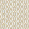 Light Beige Geometric Chain Pattern Wallpaper, Deep Embossed Stylish Sparkling Luxury Design - Walloro High End Wallcoverings & More