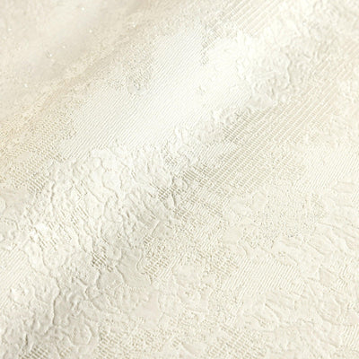 Light Gray Deep Embossed Wallpaper, Cream Solid Color Plain Elegant Sparkling Glittering Wallcovering, Easy Clean, Abstract, Plain, Non-Woven - Walloro High End Wallcoverings & More