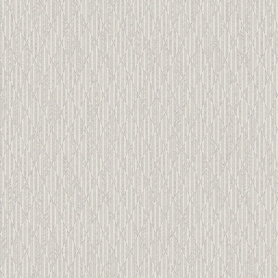 Light Gray Diamond Shapes Wallpaper, Shiny 3D Deep Embossed Lines Stylish Modern Wallcovering - Walloro High End Wallcoverings & More