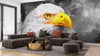 Eagle Wallpaper, Oil Painting Mural, Oversized Custom Size Wall Art, Non-Woven, Non-Adhesive, Modern Wall Paper, Removable