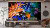 Beautiful Flowers Wallpaper, Black Background Mural, Oversized Custom Size Wall Art, Non-Woven, Non-Adhesive, Modern Wall Paper, Removable