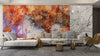 Modern Art Wallpaper, Colorful Artwork Mural, Oversized Custom Size Wall Art, Non-Woven, Non-Adhesive, Modern Wall Paper, Removable