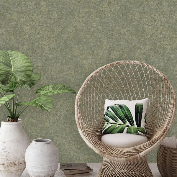 Metallic Color Deep Embossed Wallpaper, Home Wall Decor, Aesthetic Wallpaper, Textured Wallcovering Non-Adhesive - 41.7”W X 393”H - Walloro High End Wallcoverings & More