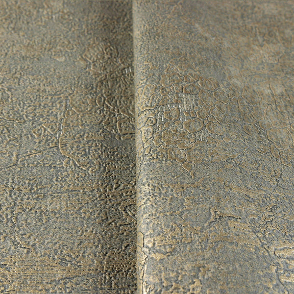 Metallic Color Deep Embossed Wallpaper, Home Wall Decor, Aesthetic Wallpaper, Textured Wallcovering Non-Adhesive - 41.7”W X 393”H - Walloro High End Wallcoverings & More