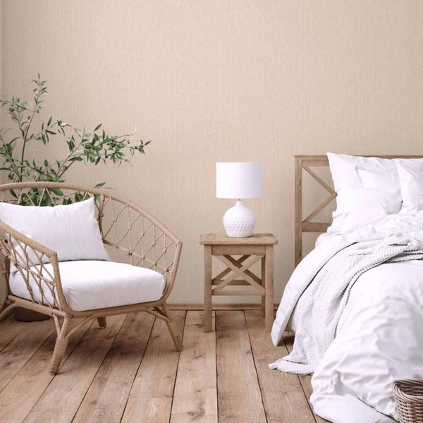 Modern Plain 3D Embossed Wallpaper, Rose Gold Solid Neutral Colors Seamless Classic Wallcovering, Solid Color Minimalist Wall Decor - Walloro High End Wallcoverings & More