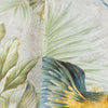 Multi-Color Birds Deep Embossed Wallpaper, White, Red, Blue Stylish 3D Textured Tropical Plants Wallcovering - Walloro High End Wallcoverings & More