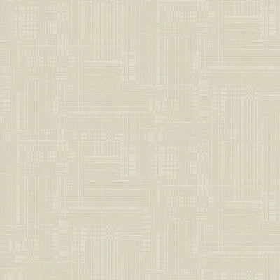 Off White Modern Abstract Geometric Wallpaper, Stylish 3D Embossed Neutral Colors Wallcovering - Walloro High End Wallcoverings & More