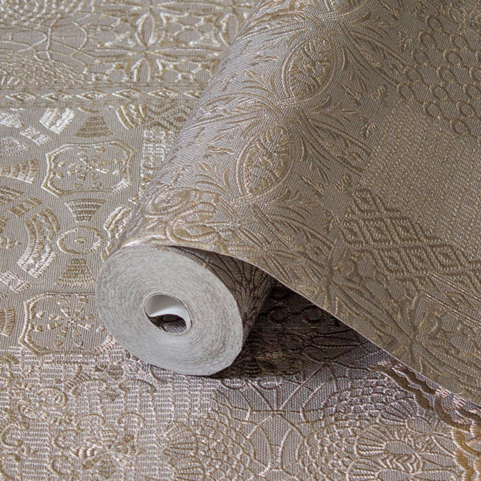 vintage embossed wallpaper