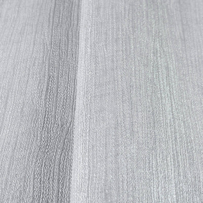 Silver Modern Stripped Pattern Wallpaper, Embossed 3D Textured Neutral Colors Abstract Wallcovering - Walloro High End Wallcoverings & More